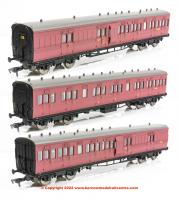 E86014 EFE Rail LSWR Cross Country Set number 130 in BR Crimson livery - Era 4/5